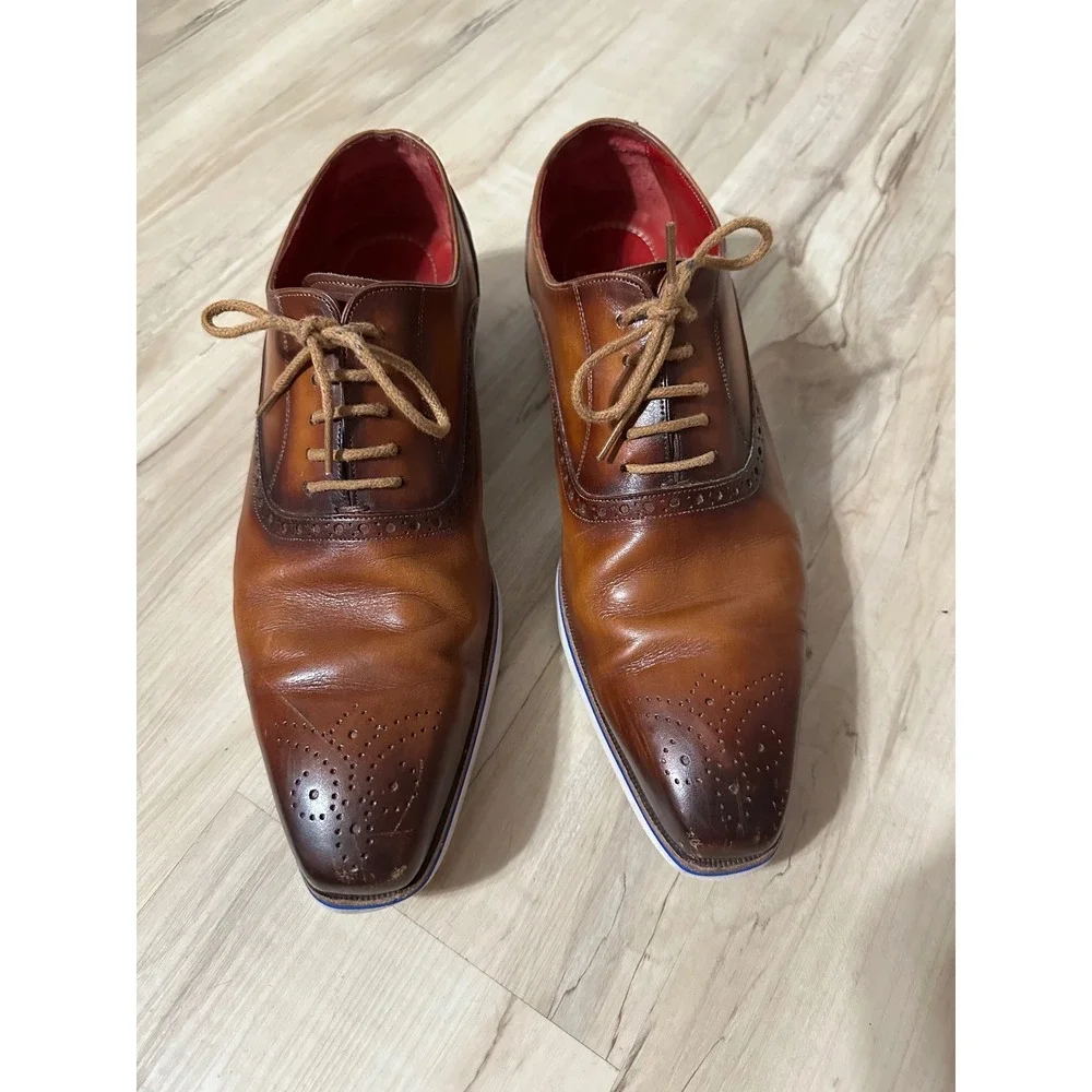 Paul Parkman Smart Casual Men's Brown Oxfords‎ Size 13